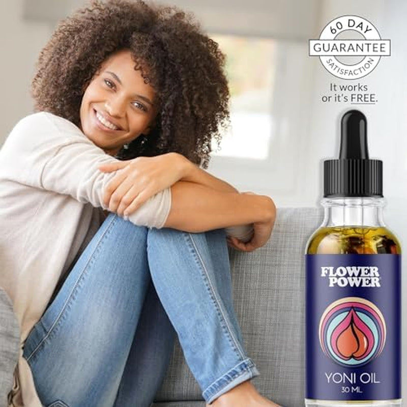 Flower Power 100% Pure Yoni Oil – 30ml | Nourish, Soothe & Balance Intimate Skin