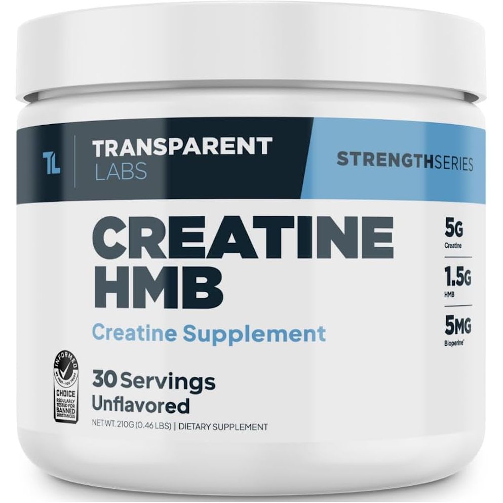 Transparent Labs Creatine HMB Supplement 0.46 lbs 210 g
