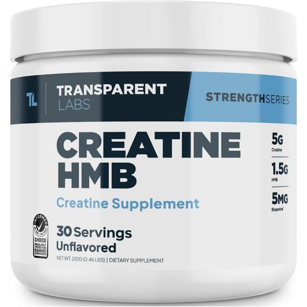 Transparent Labs Creatine HMB Supplement 0.46 lbs 210 g