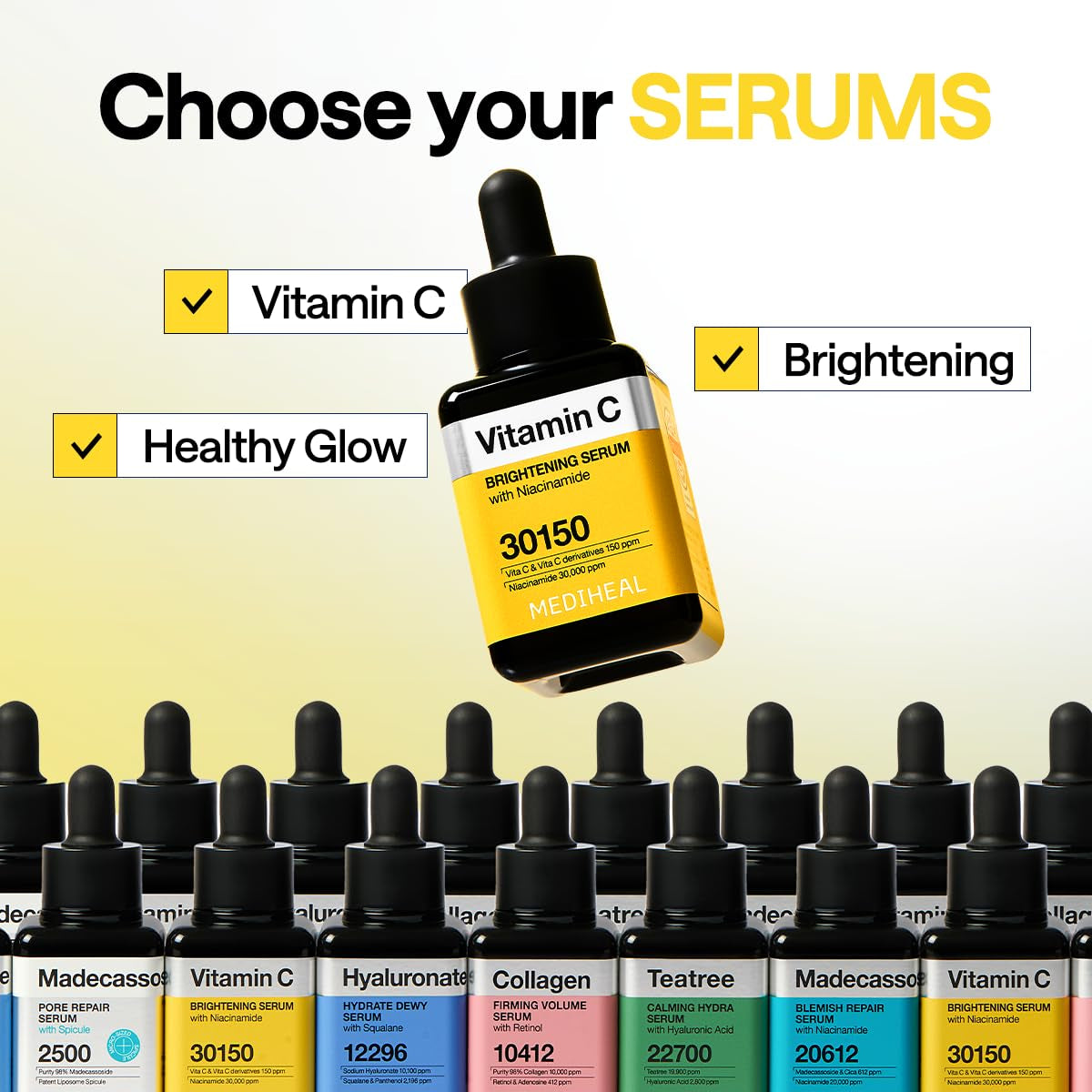 MEDIHEAL Vitamin C Brightening Serum With Niacinamide 30150 - 40ml