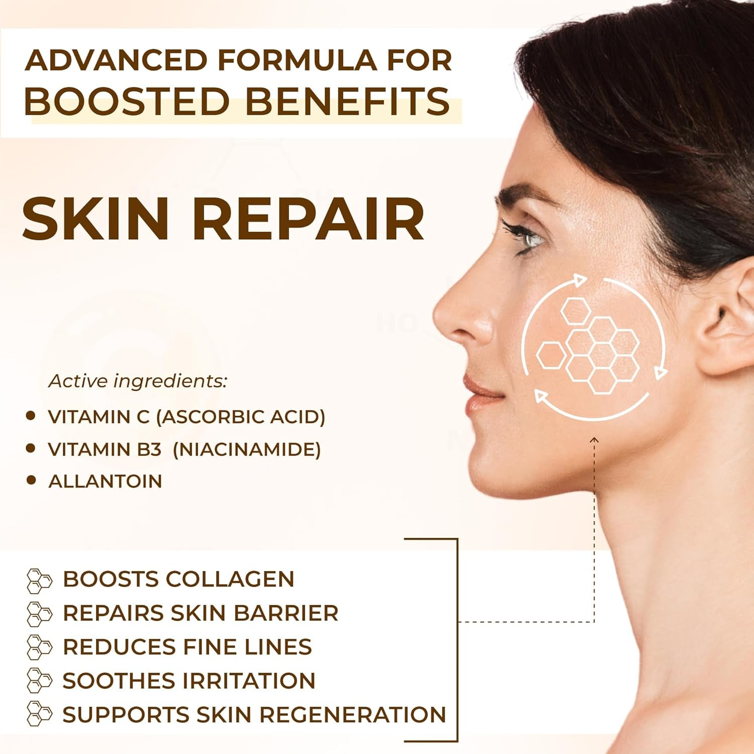 Jeune Naturelle Vitamin C Serum Advanced Formula – 60ml | Brightening, Firming & Hydrating Anti-Aging Serum