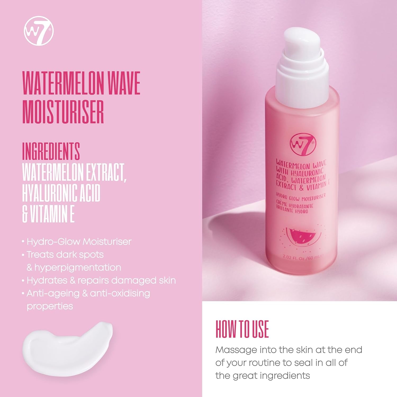 W7 Skin Refresh Essential Skincare Set – 4 Full-Size Products | Cleanse, Tone, Hydrate & Glow