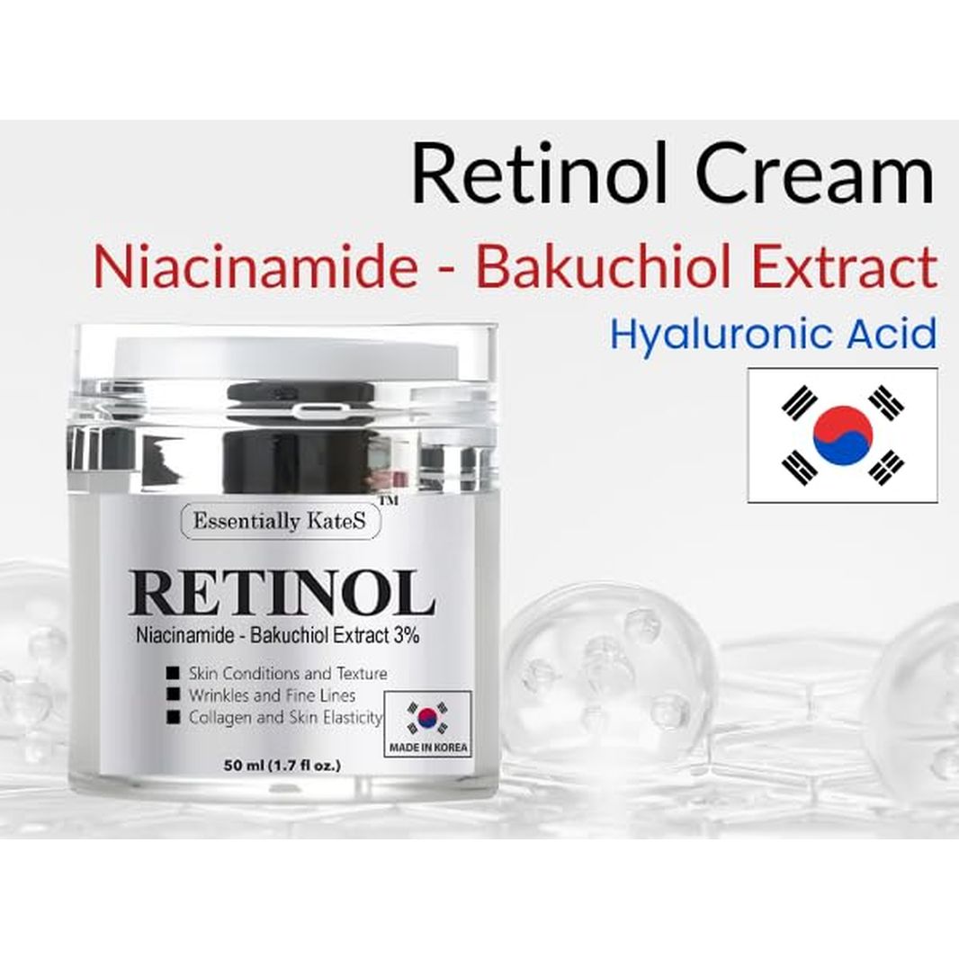 Essentially KateS Retinol Day & Night Cream – 50ml | Anti-Aging, Firming & Hydrating