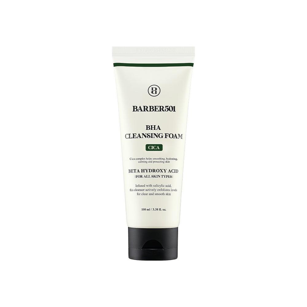 BARBER501 BHA Cleansing Foam 100ml #CICA - Glam Global UK