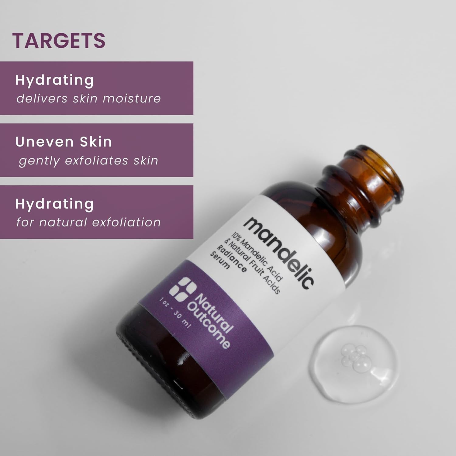 Natural Outcome Mandelic Radiance Serum - 30ml