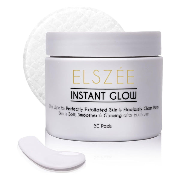 ELSZÉE Instant Glow – 50 Pads | Exfoliating, Pore-Perfecting Radiance Boost