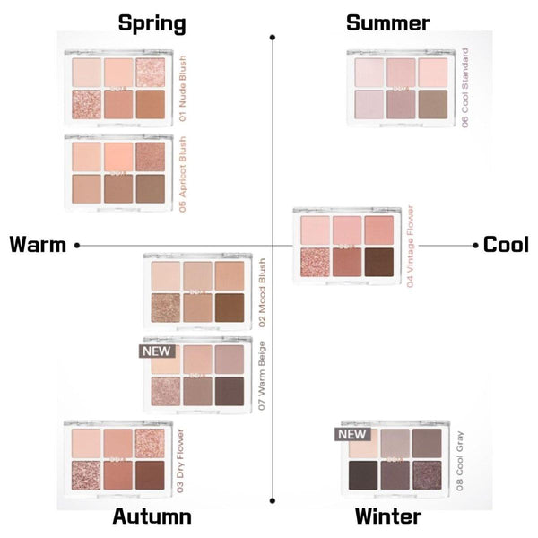 BBIA Ready to Wear Eye Palette 5g - Glam Global UKBBIA