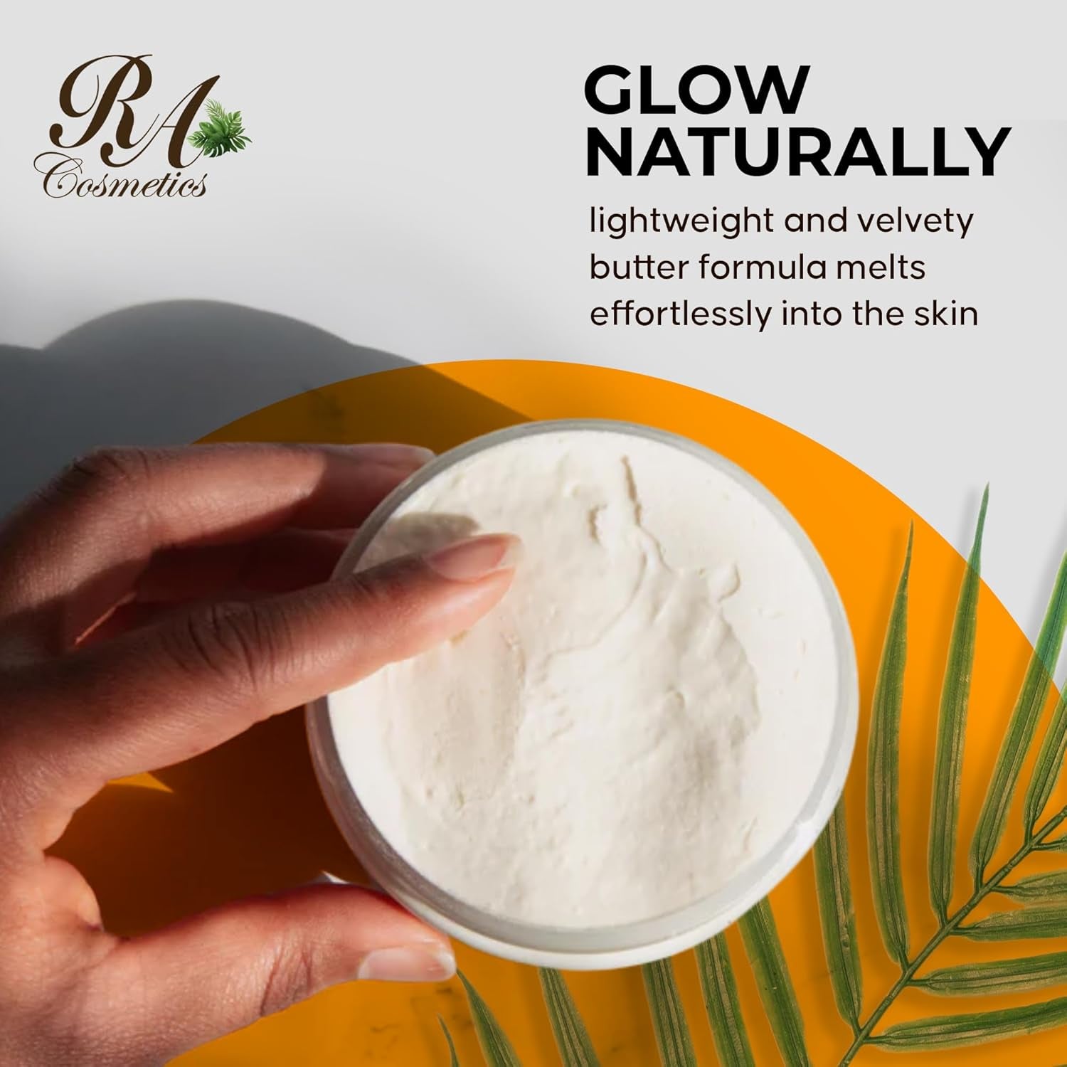 RA COSMETICS Whipped With Lemongrass African Shea Butter – 340g | Energising Moisture, Skin Firming & Brightening Care