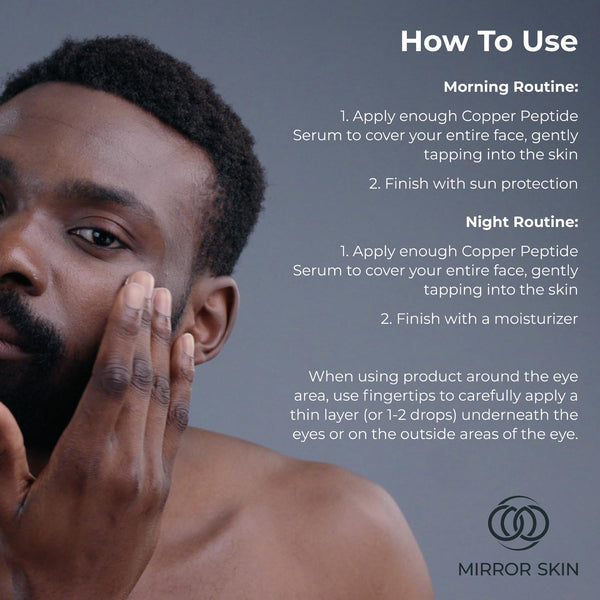 MIRROR SKIN Copper Elixir – 15ml | Potent 1% GHK-Cu Peptides for Firming, Radiance & Skin Renewal