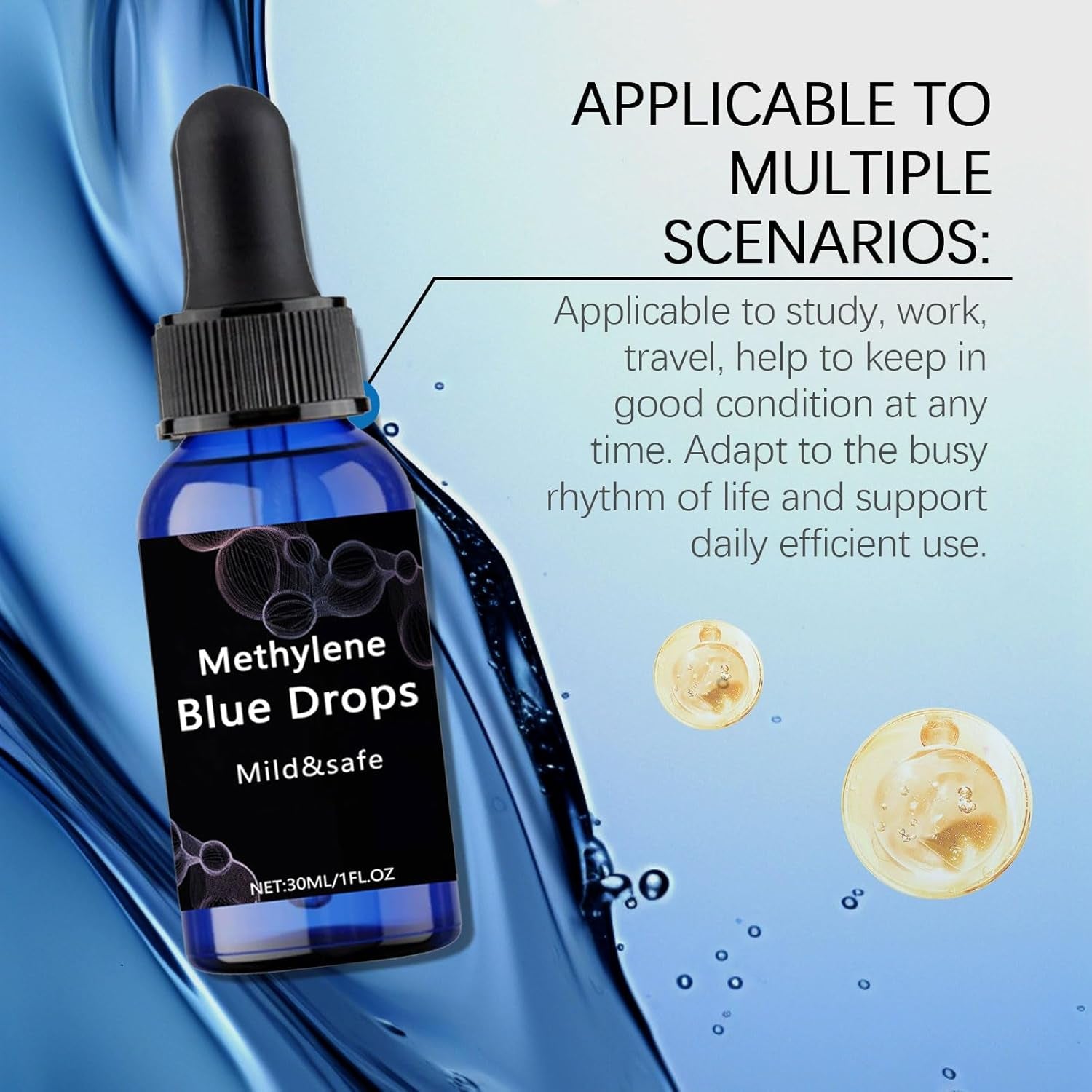 Rulinal Methylene Blue Drops – 30ml | Mild, Safe & Effective Energy + Mitochondrial Support