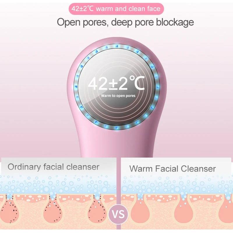 Beauty Cleanser Vibrating Electric Face Cleansing Brush - Glam Global UK