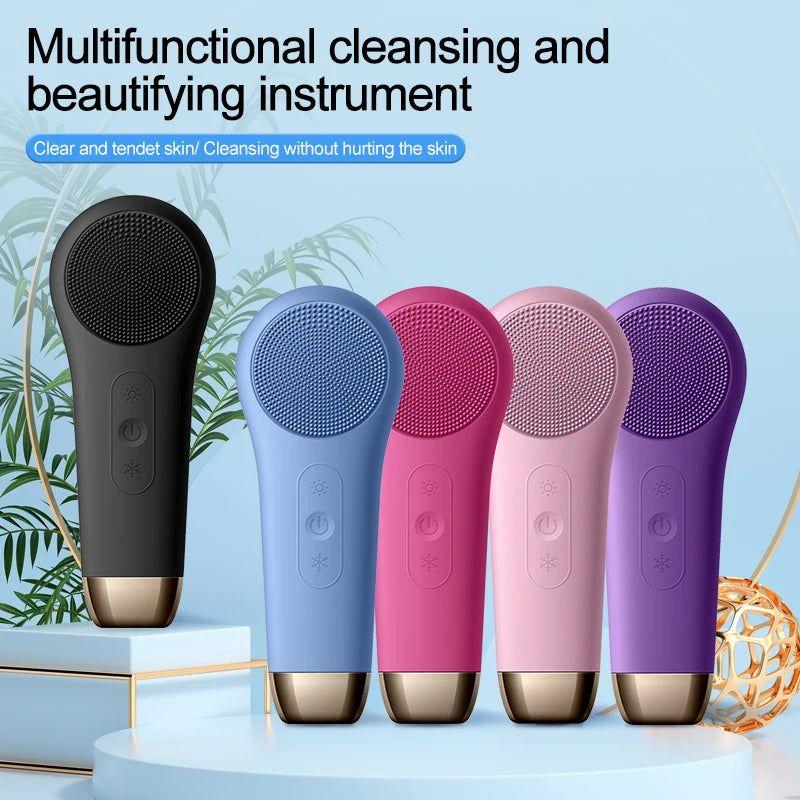 Beauty Cleanser Vibrating Electric Face Cleansing Brush - Glam Global UK