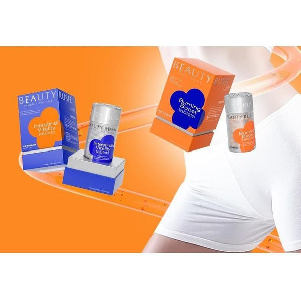 BEAUTY RUSH Burning Boost Tablets & BeautyRush Intestinal Vitality Tablets - Glam Global UKBeauty Rush