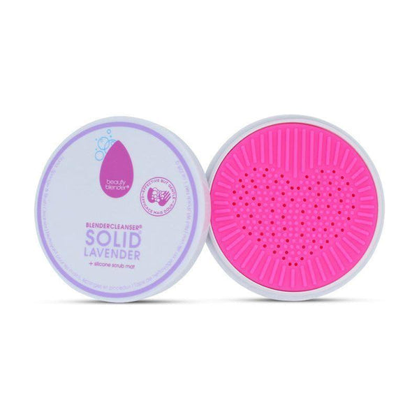 Beautyblender Blendercleanser Solid Lavender + Silicone Scrub Mat - Glam Global UKbeautyblender