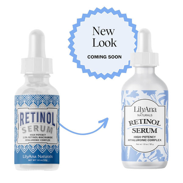 LilyAna Naturals Retinol Serum – 30g | Anti-Aging, Brightening & Acne-Fighting Treatment