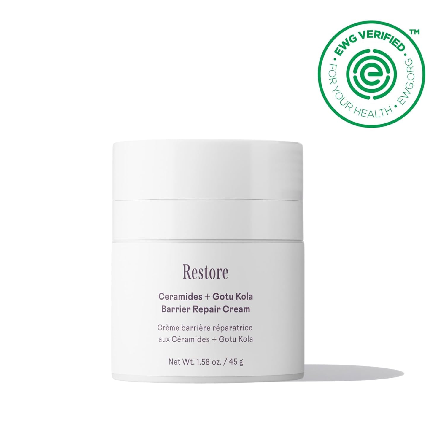 - Restore Ceramides + Gotu Kola Barrier Repair Cream | Moisturize, Comfort, Soothe Skin | Cruelty-Free, Vegan, Paraben-Free, Sensitive Skin Safe (1.58 Oz | 45 G)