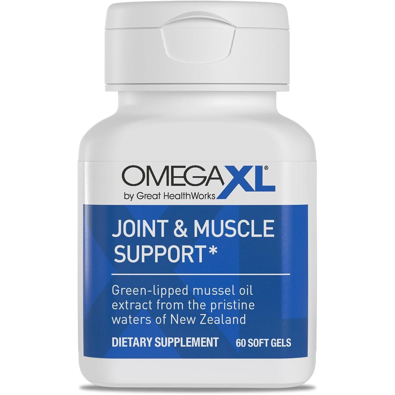 OmegaXL Joint & Muscle Support – 60 Softgels | Advanced Green-Lipped Mussel Omega-3 Complex
