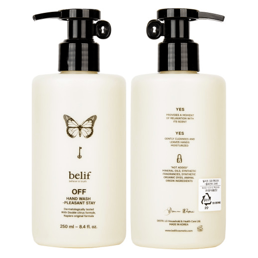 belif Off Hand Wash 250ml (2 - type) - Glam Global UKbelif