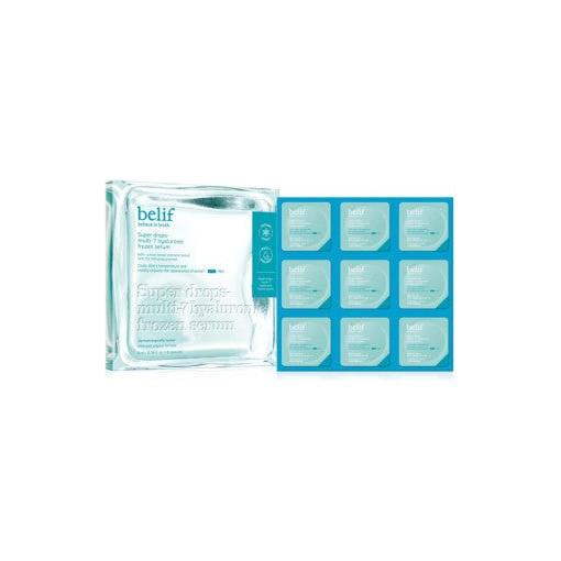 belif Super Drops Multi - 7 Hyaluronic Frozen Serum - 5ml × 9 Capsules | Cooling, Hydrating & Pore - Tightening Skincare - Glam Global UKbelif