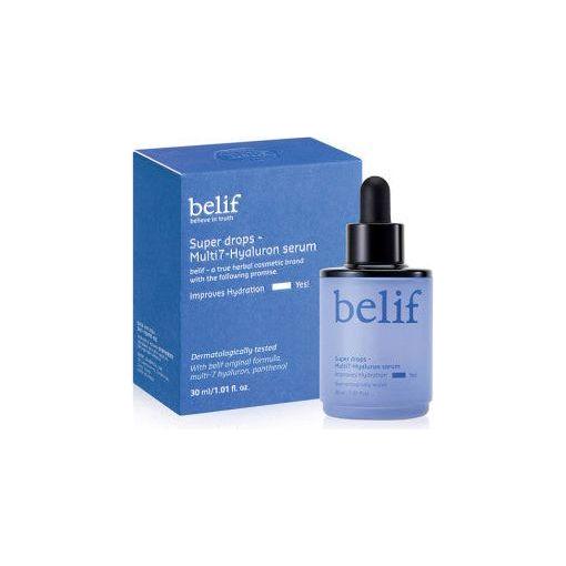 belif Super Drops Multi7 - Hyaluron Serum 30ml - Glam Global UKbelif