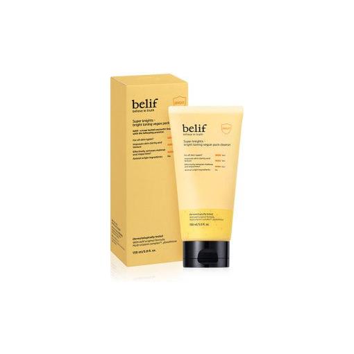 belif Super Knights Bright Toning Vegan Pack Cleanser 150ml - Glam Global UKbelif