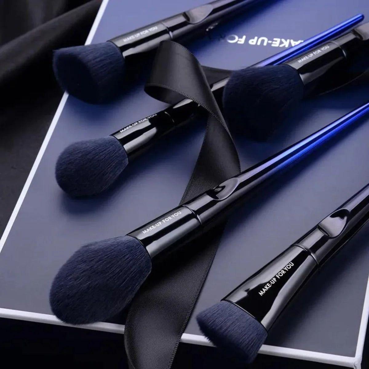 Belle & Rose™ Eternal Blue Brush Set Collection - Glam Global UK