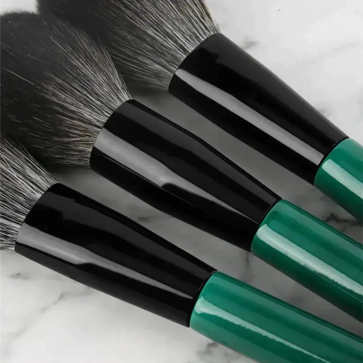 Belle&Rose™ Forest Green Brush Set - Glam Global UK