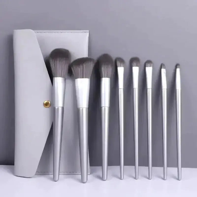 Belle&Rose™ Grey Wolf Brush Set - Glam Global UK