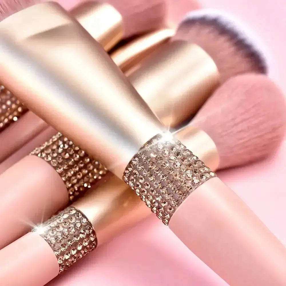 Belle&Rose™ Pink Sunset Brush Set - Glam Global UK