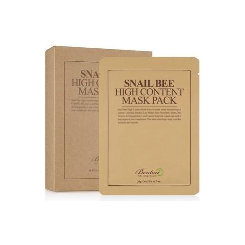 Benton Snail Bee High Content Sheet Mask 20g X 10ea - Glam Global UK