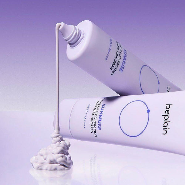 beplain Sunmuse Tone - Up & Correcting [Matte] Sunscreen (SPF50+/PA++++) 50ml - Glam Global UKbeplain