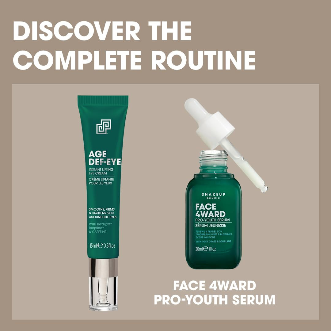 Shakeup Cosmetics Age Def-Eye Instant Lifting Eye Cream – 15ml | Instant Firming & Long-Term Anti-Aging for Men
