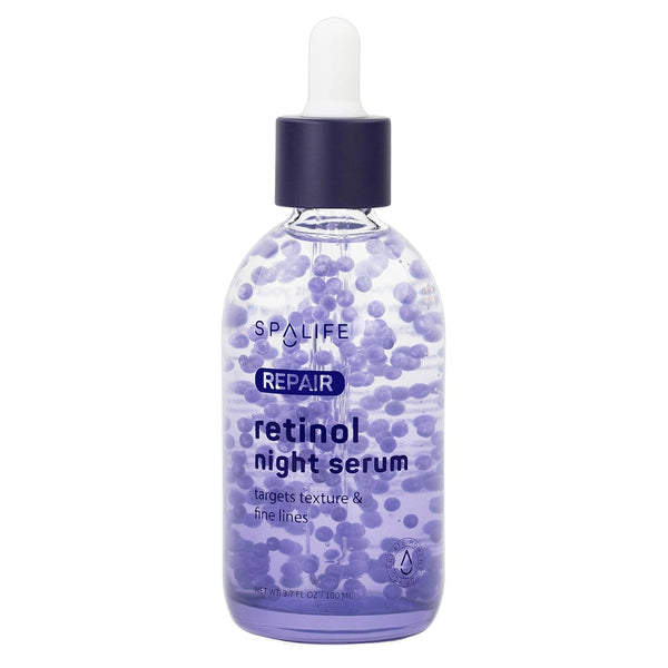 SpaLife REPAIR Retinol Night Serum – 100ml | Overnight Renewal & Anti-Aging Treatment