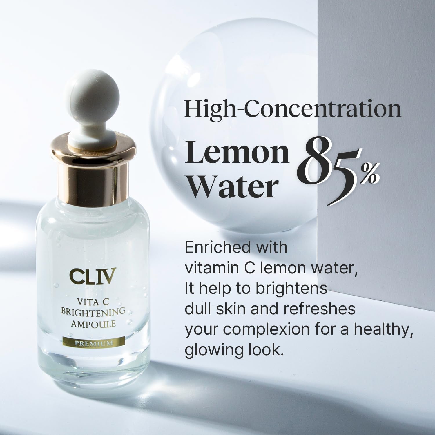 CLIV Vita C Brightening Ampoule – 30ml | Radiance & Even Skin Tone Serum