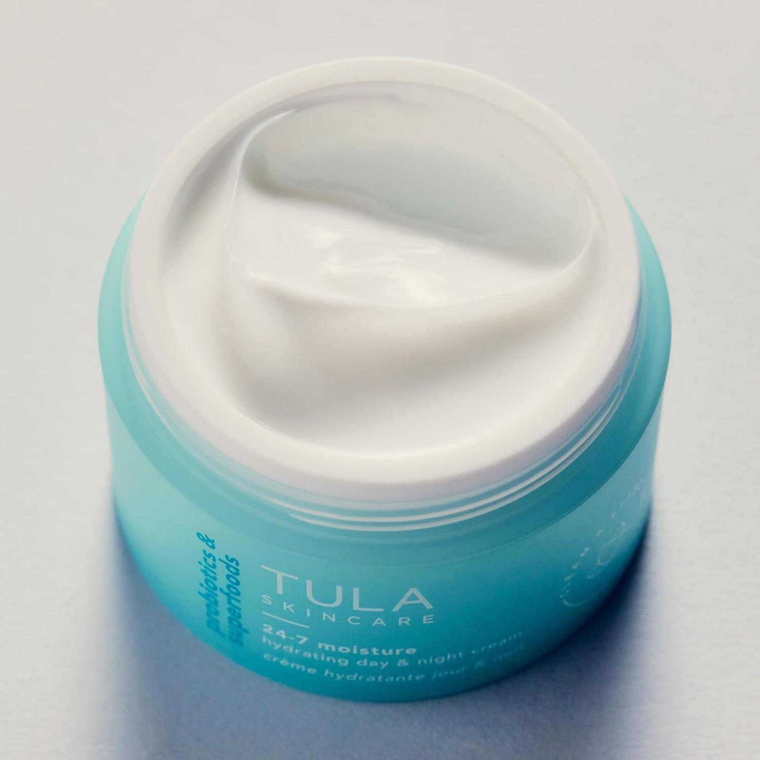 TULA SKINCARE 24-7 Moisture Hydrating Day & Night Cream (Regular) – 43g | Lightweight, Nourishing Moisturizer