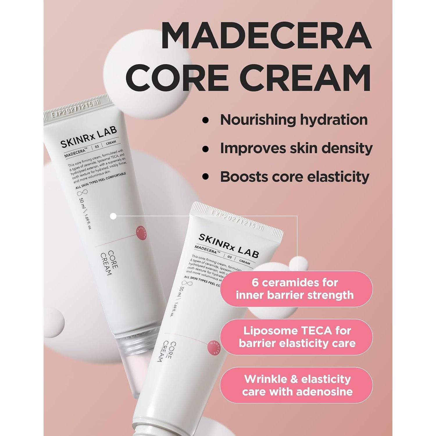 BEISIKS SKINRxLAB MadeCera Core Cream – 50ml | Firming & Hydrating Korean Anti-Aging Moisturiser