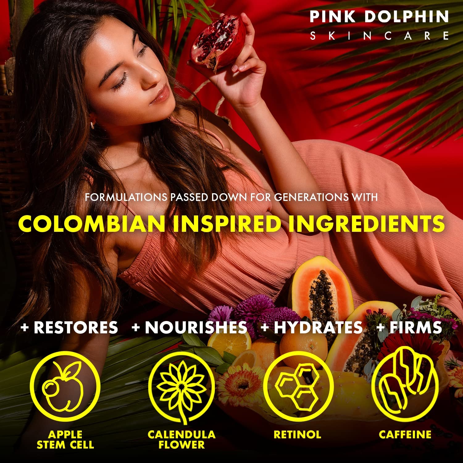 Pink Dolphin Calendula Flower Hydrating Daily Moisturizing Cream – 30ml | Soothes, Hydrates & Repairs Skin