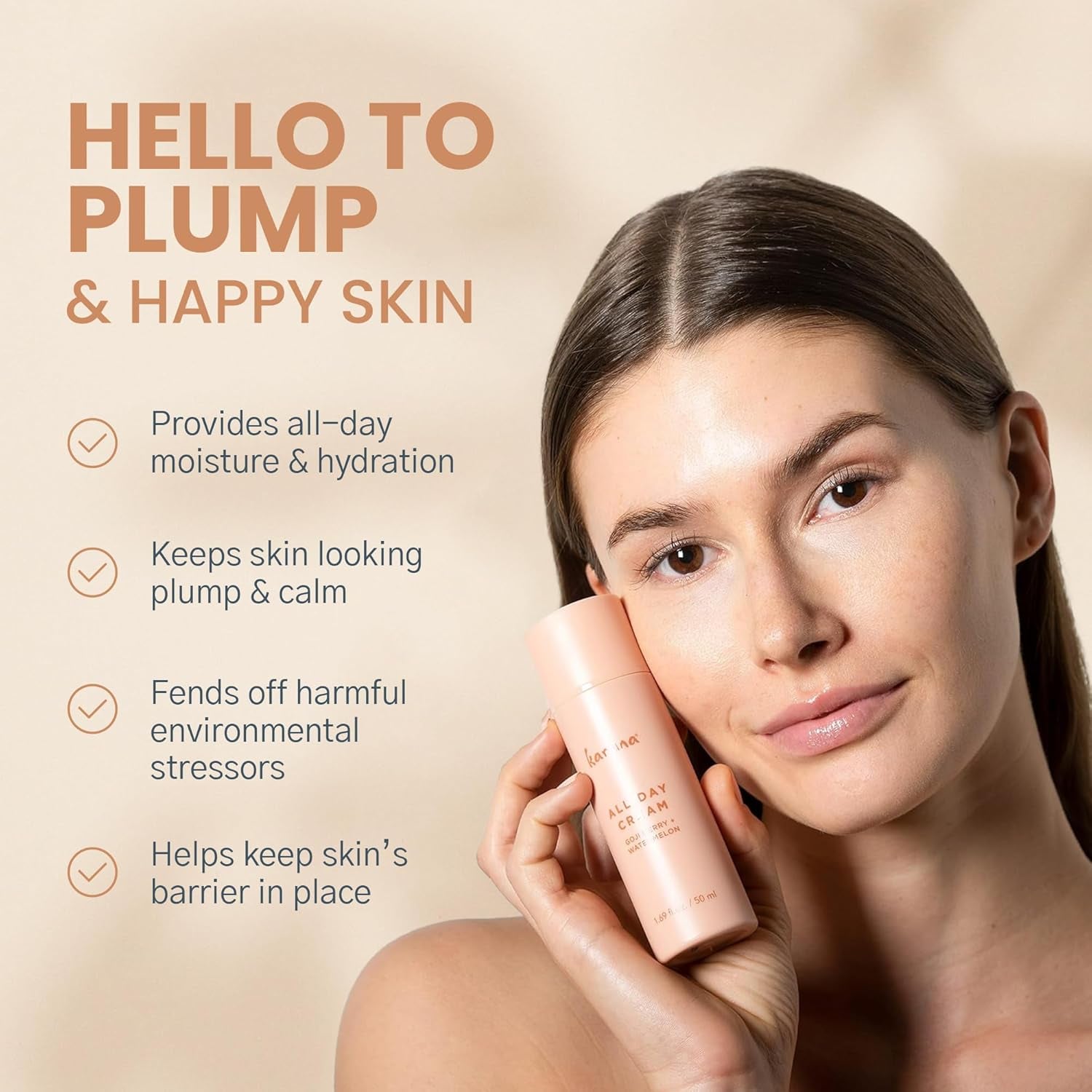 Karuna All Day Cream – 50ml | Lightweight Daily Moisturizer for Hydration, Balance & Radiance