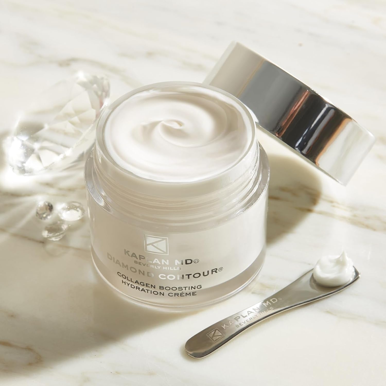 KAPLAN MD Diamond Contour Collagen Boosting Hydration Crème – 50ml | Luxurious Anti-Aging Moisturiser for Radiant, Plump Skin