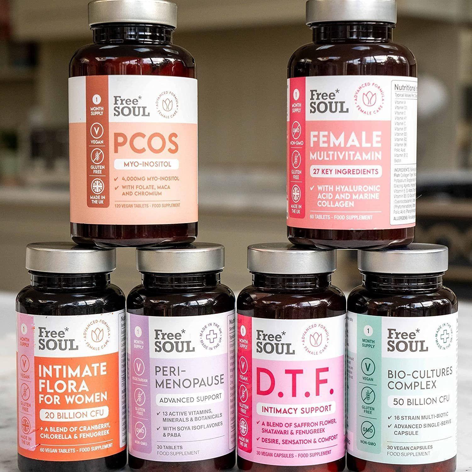 Women'S Multivitamins and Minerals with Collagen & Hyaluronic Acid - 27 Essential Vitamins, Minerals, & Botanicals - 60 Tablets | Gluten-Free & No Synthetic Fillers or Binders | UK Made by