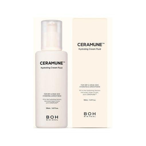 BIO HEAL BOH Ceramune Hydrating Cream Fluid – 150ml | Deep Hydration, Silky Finish & Skin Barrier Care - Glam Global UKBIO HEAL BOH