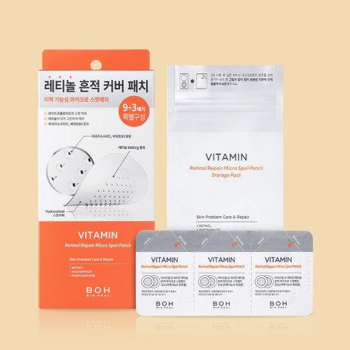 BIO HEAL BOH Vitamin Retinol Repair Micro Spot Patch (9+3ea) | Targeted Skincare for Blemishes - Glam Global UKBIO HEAL BOH