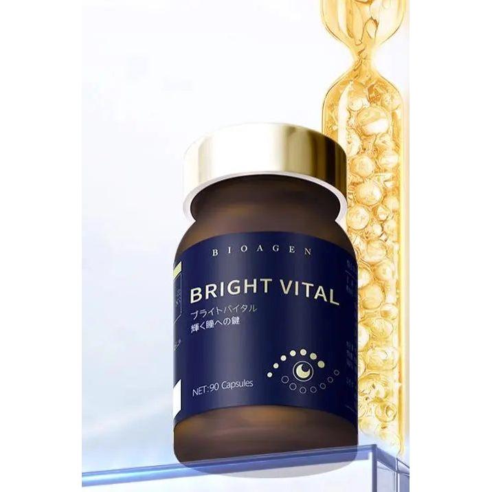 BIOAGEN BRIGHTVITAL Bilberry Anthocyanin Eye Care Capsules - Glam Global UK