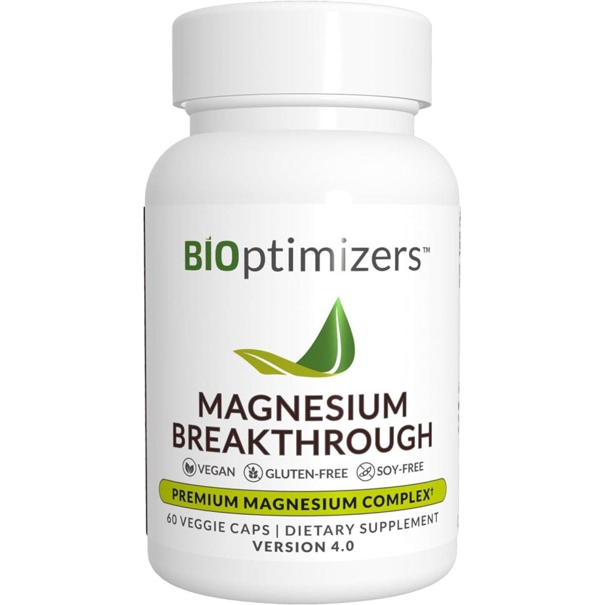 BiOptimizers Magnesium Breakthrough Supplement 4.0 - 60 Capsules - Glam Global UK