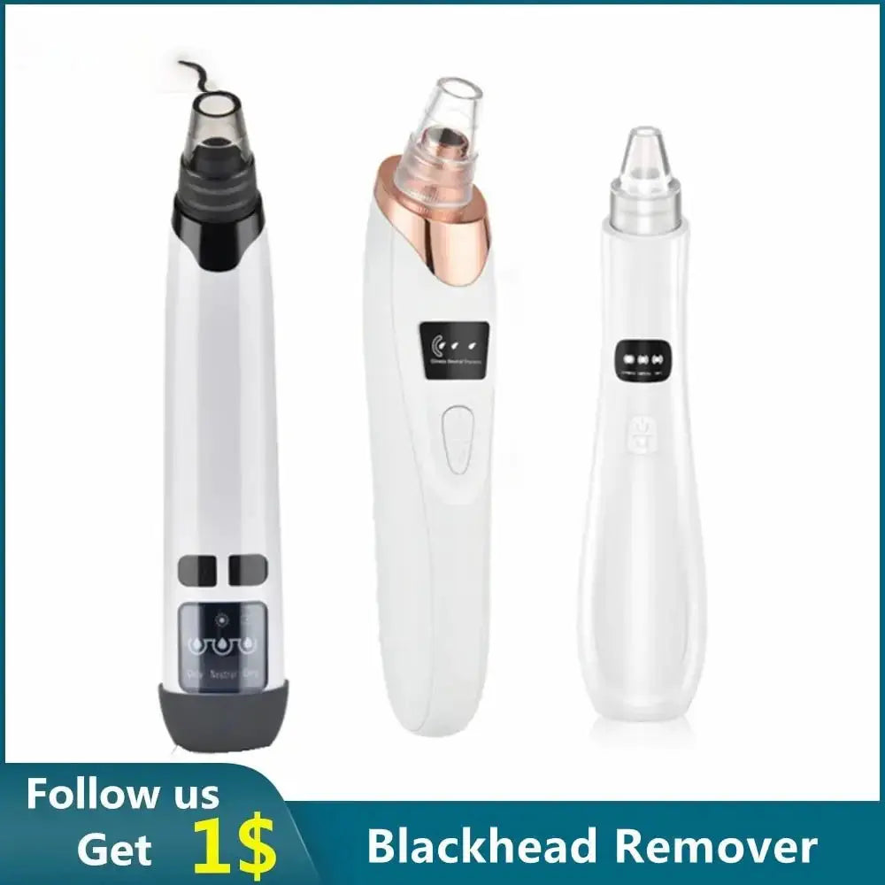 Blackhead Remover Vacuum – Acne, Pimple & Black Spot Treatment - Glam Global UK