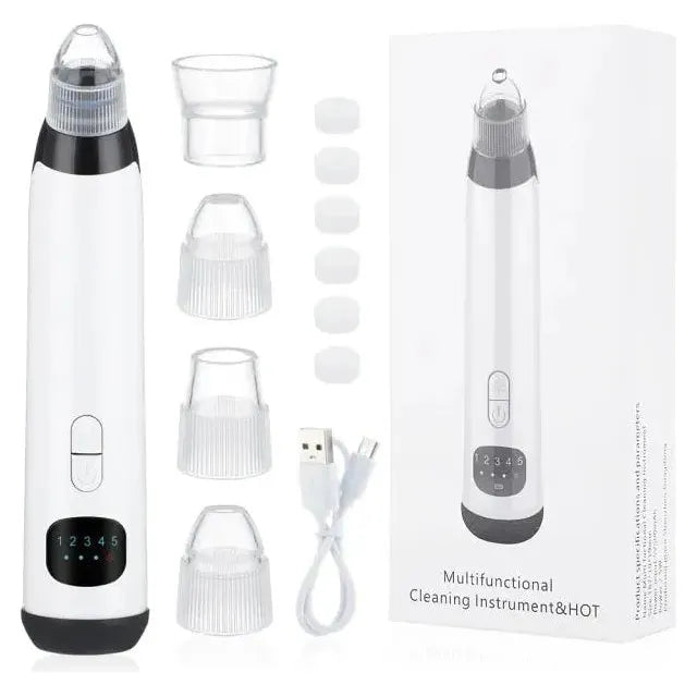 Blackhead Remover Vacuum – Acne, Pimple & Black Spot Treatment - Glam Global UK