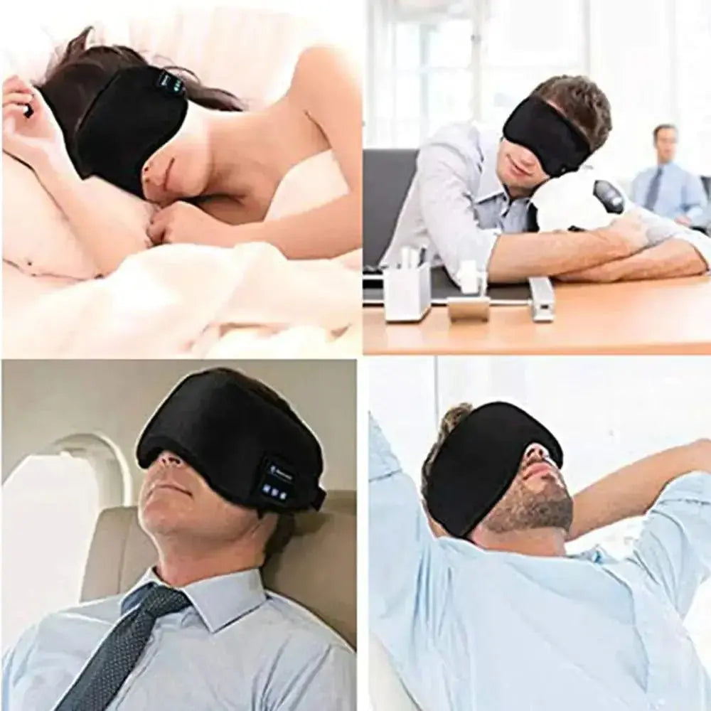 Bluetooth Sleeping Headphones Eye Mask - Glam Global UK