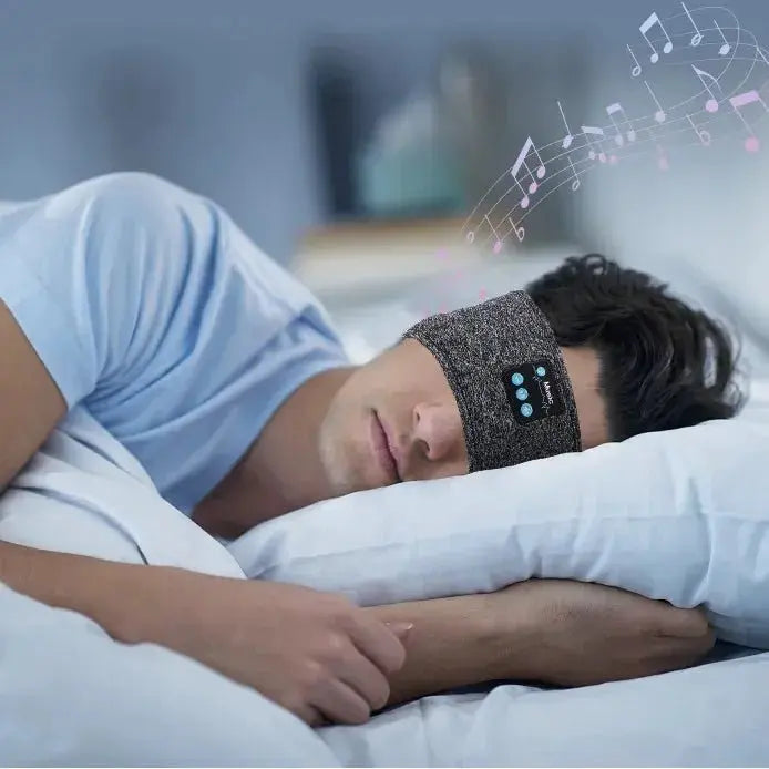 Bluetooth Sports Sleep Headband with Wireless Music & Call Functionality - Glam Global UK