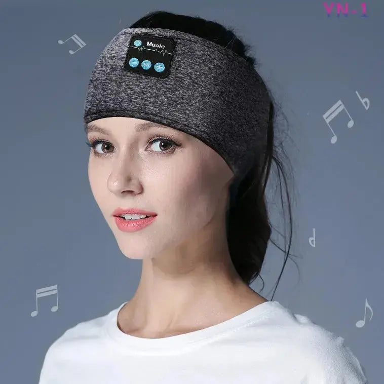 Bluetooth Sports Sleep Headband with Wireless Music & Call Functionality - Glam Global UK