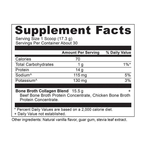 Ancient Nutrition Bone Broth Collagen - Vanilla 30 Servings - Glam Global UKAncient Nutrition
